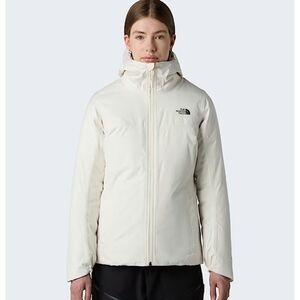 North Face White And Green  Dryvent Winter Jacket
